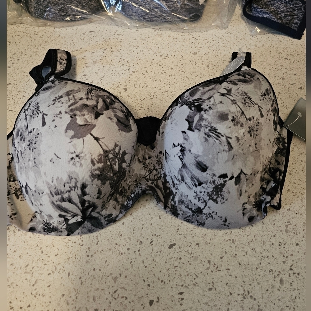 New Avenue Body Floral Balconette Bra - Picture 3 of 4